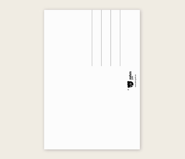 Postkarten-Set  "Umzug"  – 12 identische Postkarten in Banderole