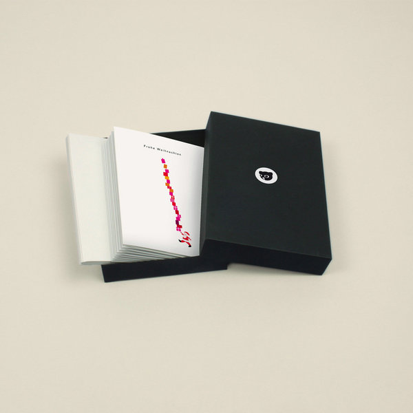 Grußkarten-Set "Weihnachten – Frohe Weihnachten" – 9 identische Weihnachtskarten in schöner Box