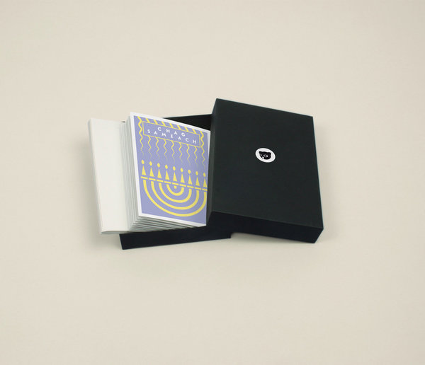 Grußkarten-Set "Jüdische Feste" – 9 hochwertige Klappkarten mit Briefumschlägen in schöner Box